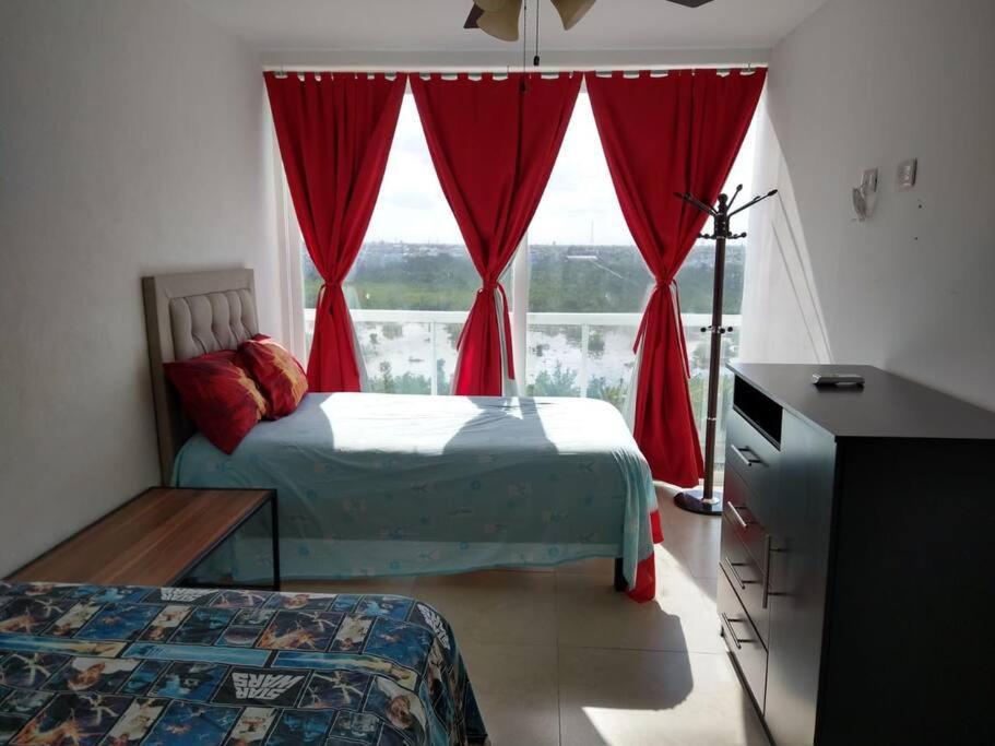Hermoso Condo De 2 Habitaciones Frente Al Caribe Cancún Exteriér fotografie